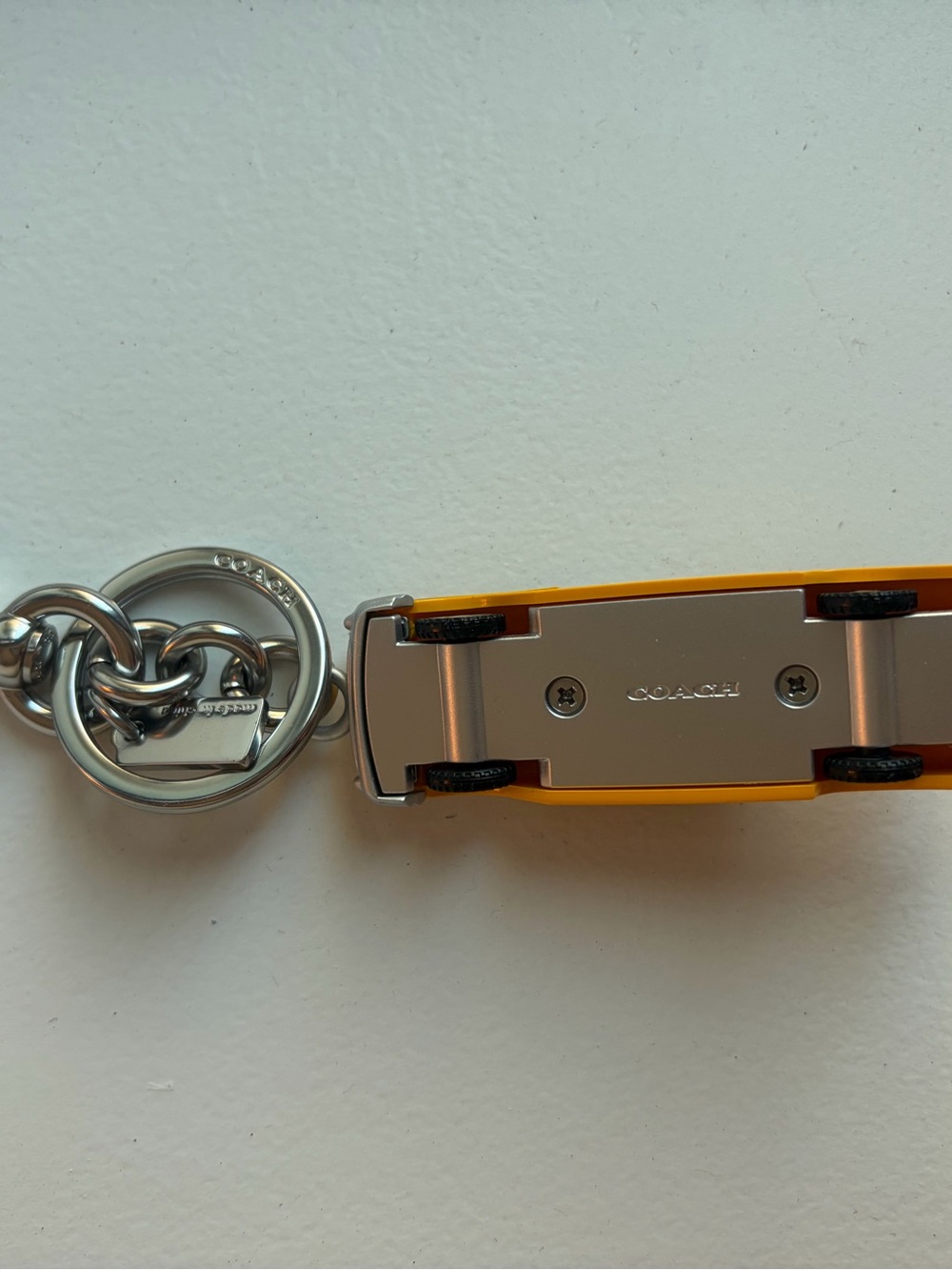 Brand new Coach NYC taxi cab bag charm - Picture 3 of 3